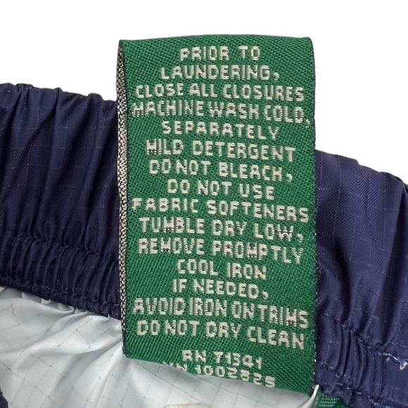 LL Bean Kids 14 Rain Pants Pull Slip On Elastic Ankle Boy Girl Purple EUC - Picture 10 of 10